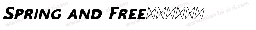 Spring and Free字体转换
